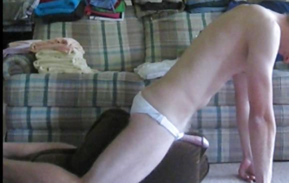 8P Fucking an Armchair Pillow