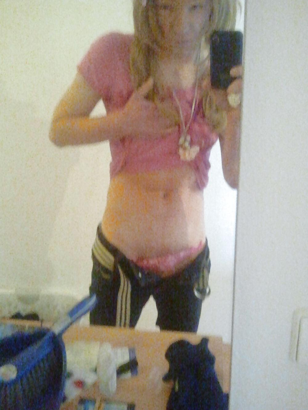 13P Young German Crossdress blond and dumb xD