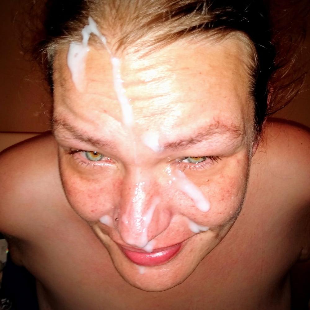 10P Horny BBW  cum facial ChubbyGusherGal