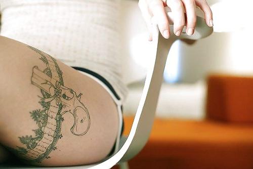 25P Gothic Emo Tattoo.......
