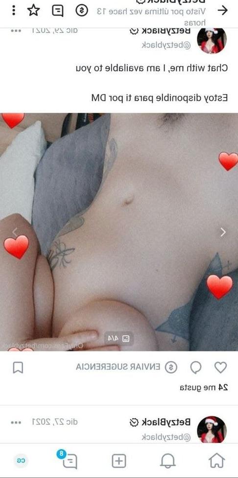 5P BetzyBlack nude