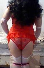 13P Crossdressing in Red