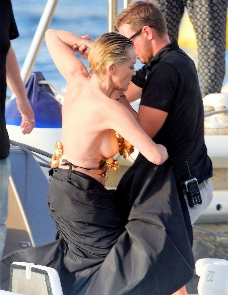 25P Sharon Stone nude