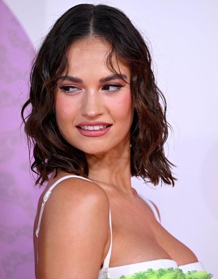 25P Lily James nude