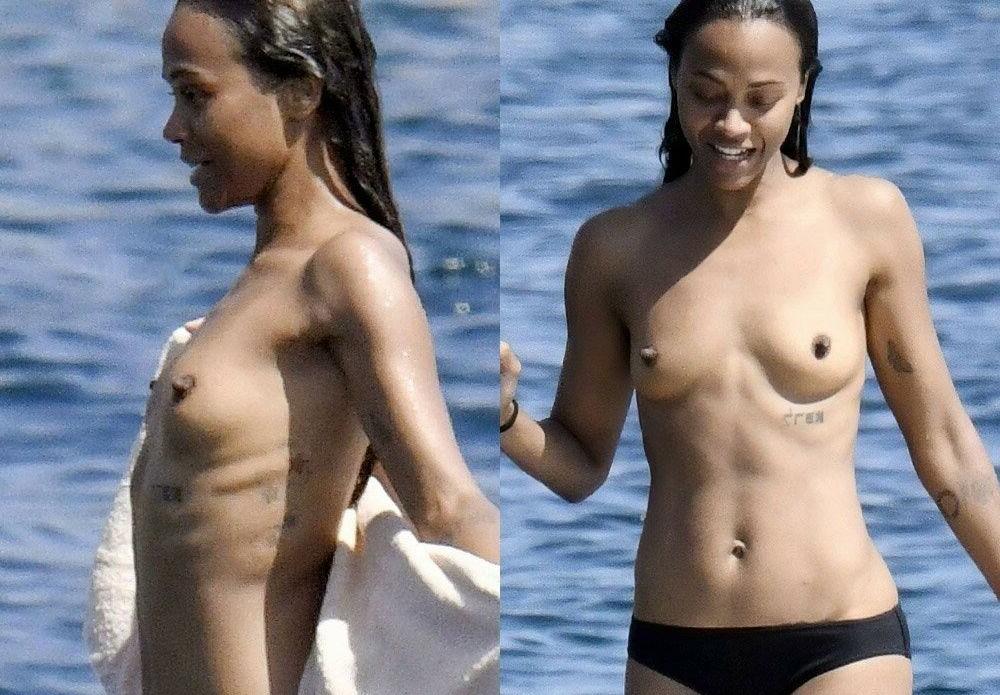 25P Zoe Saldana nude