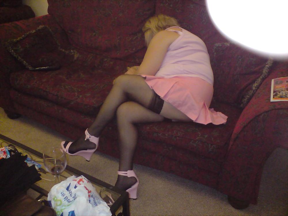 13P Black stockings