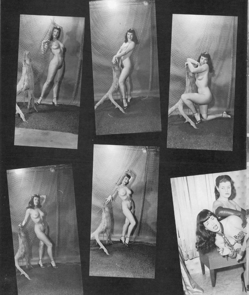 25P Bettie Page nude