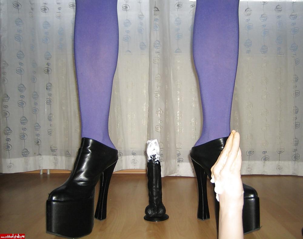 5P Big black anal dildo