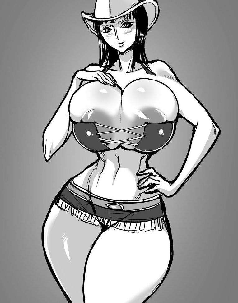 25P One Piece nude