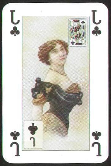21P Erotic Playing Cards 1 - Mix 1895 - 1920 for westerwald