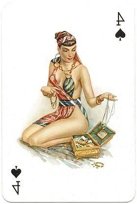 25P Erotic Playing Cards 2 - Bridge c. 1935 for rbr1965