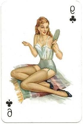 25P Erotic Playing Cards 2 - Bridge c. 1935 for rbr1965