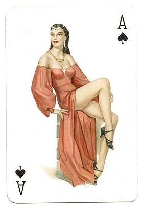 25P Erotic Playing Cards 2 - Bridge c. 1935 for rbr1965