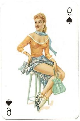 25P Erotic Playing Cards 2 - Bridge c. 1935 for rbr1965