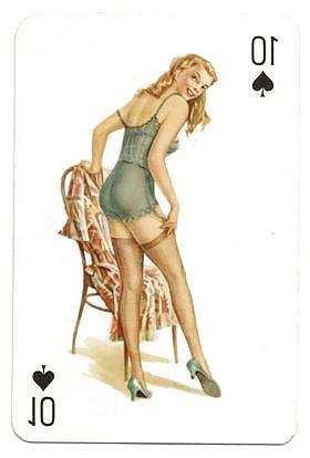 25P Erotic Playing Cards 2 - Bridge c. 1935 for rbr1965