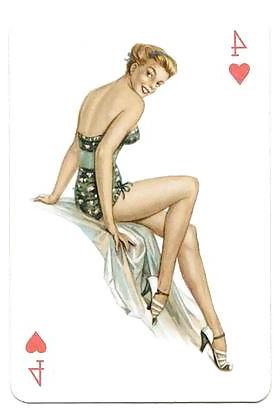 25P Erotic Playing Cards 2 - Bridge c. 1935 for rbr1965