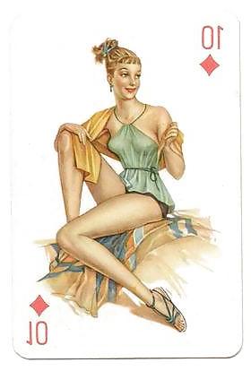 25P Erotic Playing Cards 2 - Bridge c. 1935 for rbr1965