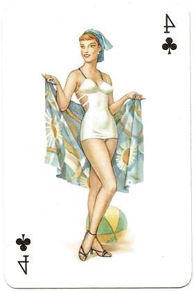 25P Erotic Playing Cards 2 - Bridge c. 1935 for rbr1965