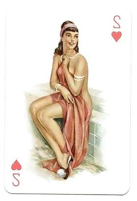 25P Erotic Playing Cards 2 - Bridge c. 1935 for rbr1965