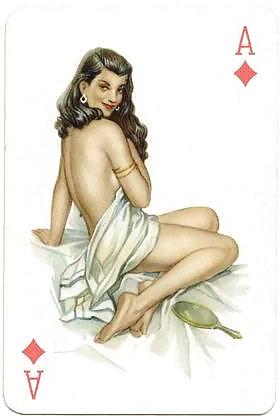 25P Erotic Playing Cards 2 - Bridge c. 1935 for rbr1965