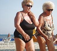 25P Grannies on beach 2