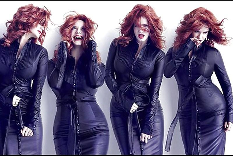 25P Christina Hendricks mega collection.
