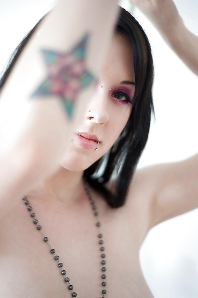 25P Beautiful German GothGirl