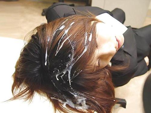 22P Cum in hair