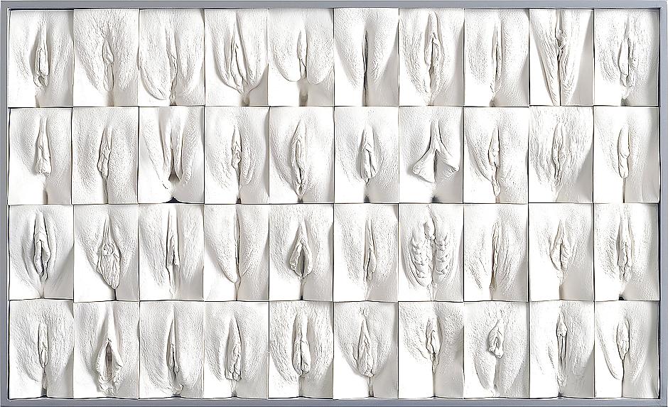 25P Big Erotic Sculptures 3 - Vulva Casts - Read Comment