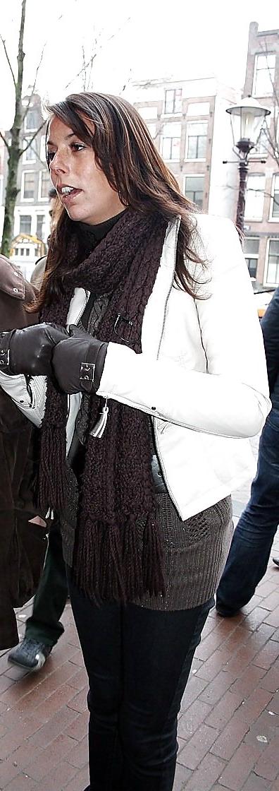 8P Ilse de Rooij out and about in Amsterdam.