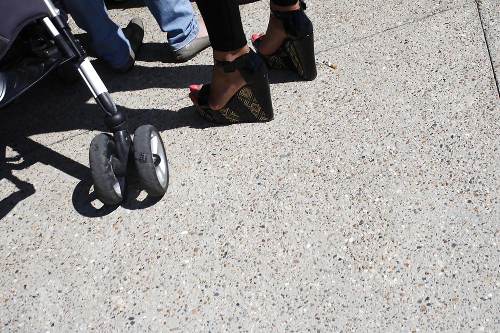 5P Heels on street
