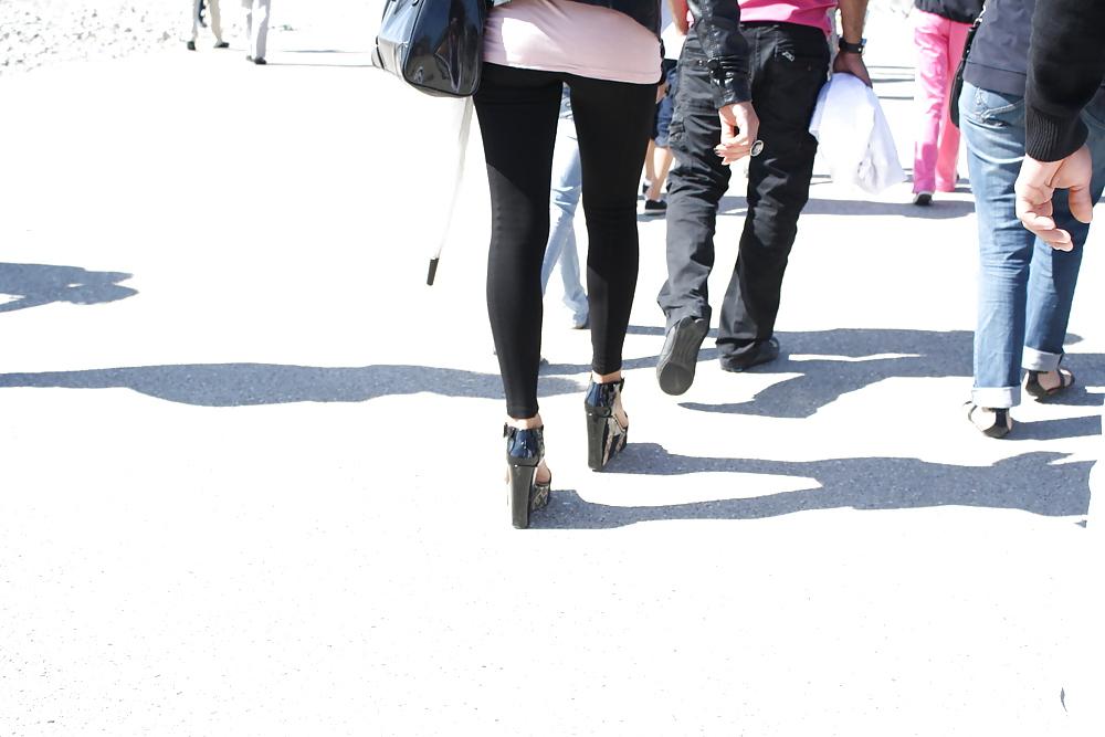 5P Heels on street