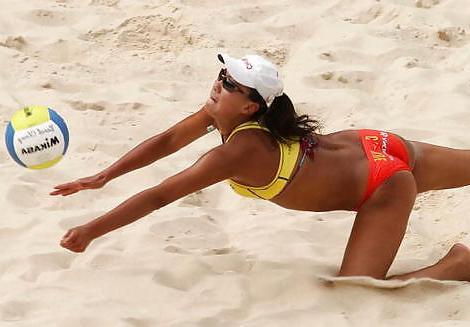25P Xue Chen Olympic Beach Volleyball Beautiful China Girl