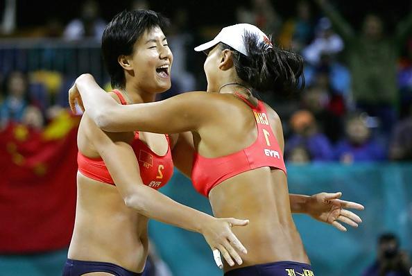 25P Xue Chen Olympic Beach Volleyball Beautiful China Girl