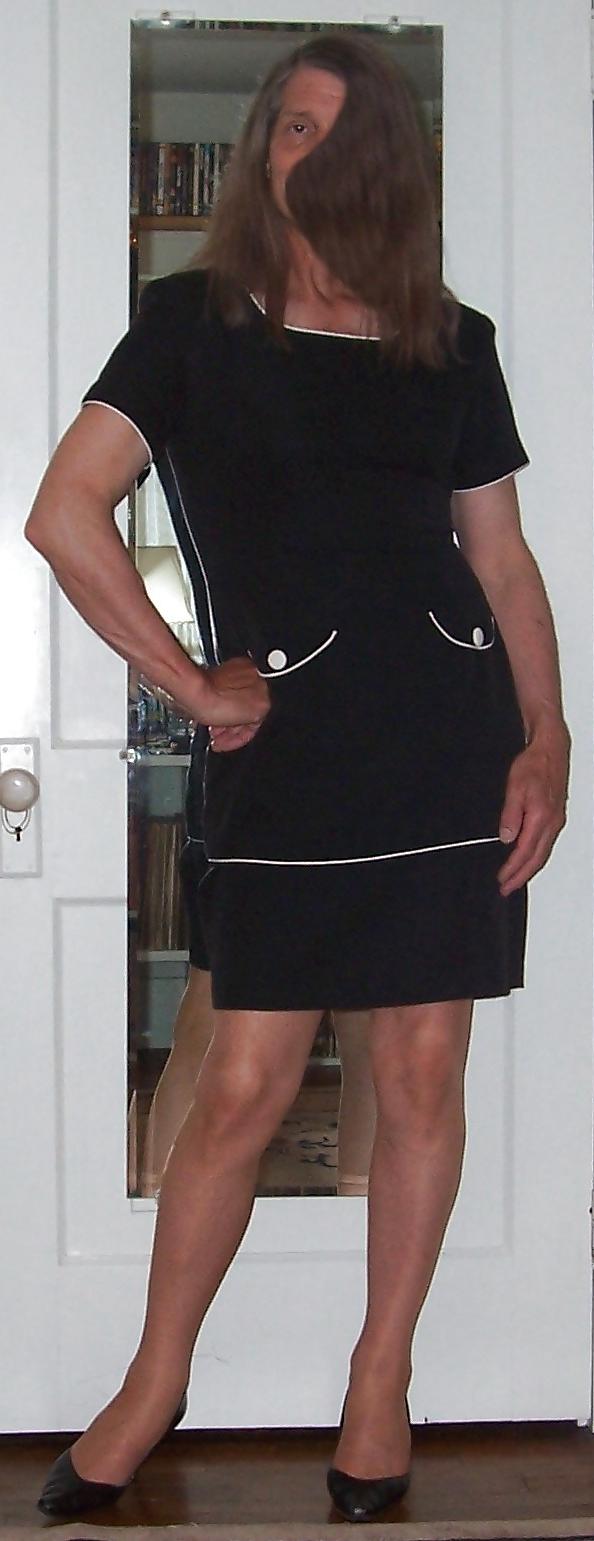 13P Crossdressing - Black with White Trim