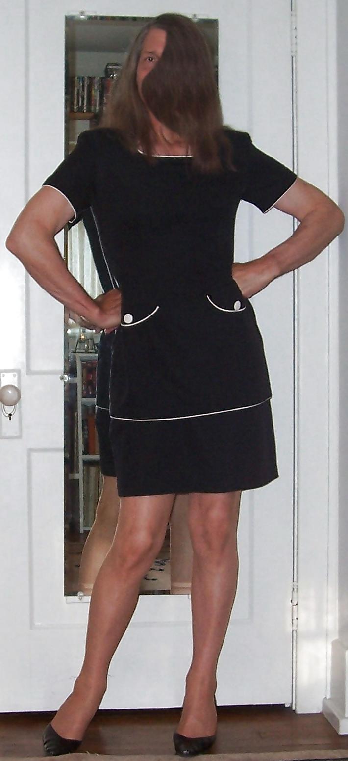 13P Crossdressing - Black with White Trim