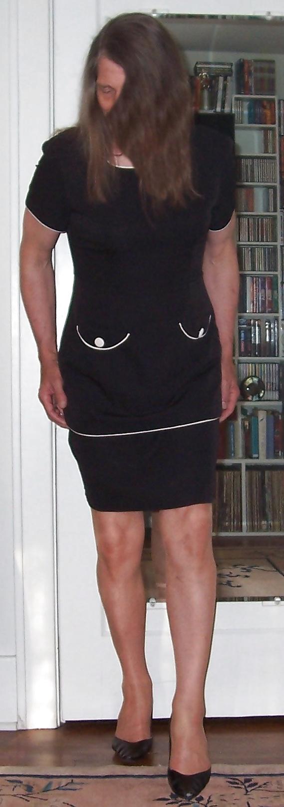 13P Crossdressing - Black with White Trim