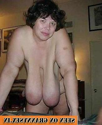 25P Granny Huge Boobs