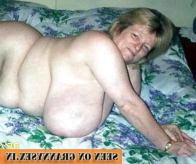 25P Granny Huge Boobs