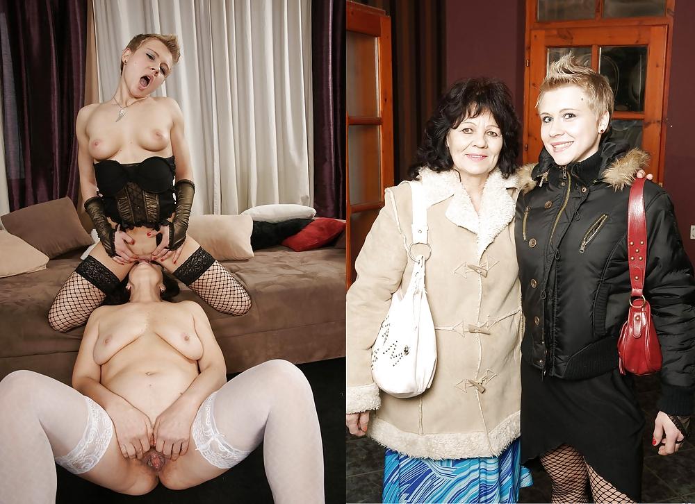 20P Dressed & Undressed Mature & Young Beauties