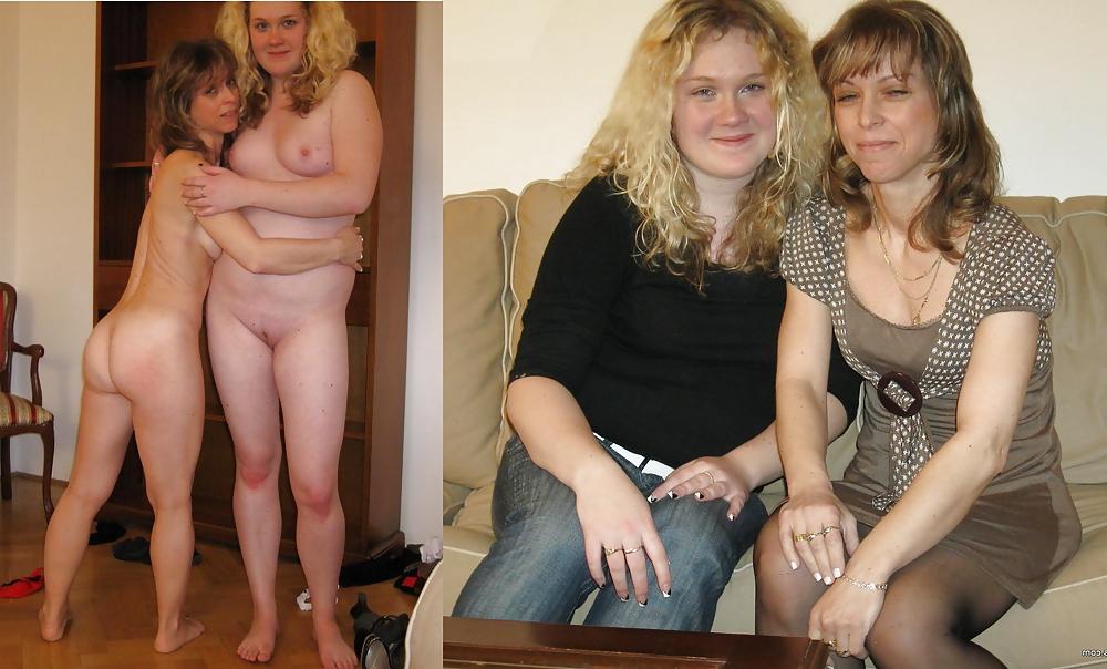 20P Dressed & Undressed Mature & Young Beauties