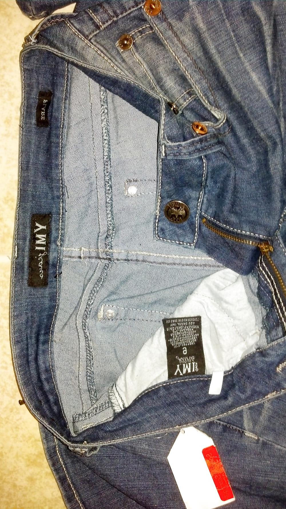 22P Crossdressing tight flared jeans