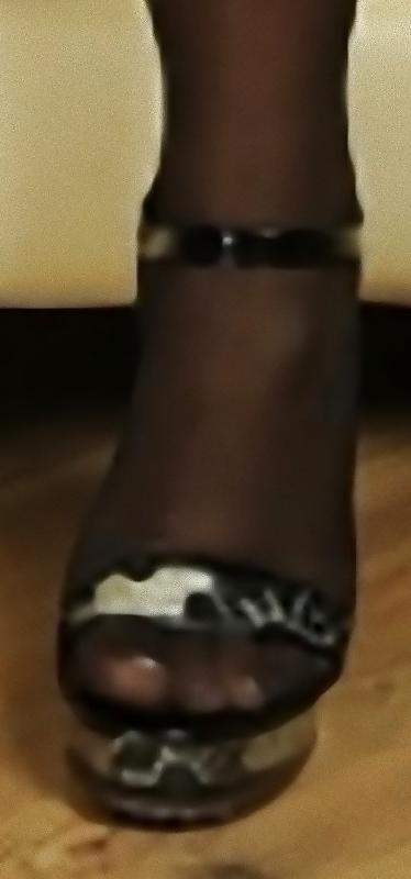 15P Blondes black stockings sex