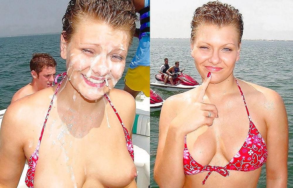 25P Before And After Cum . Teen - Milf - Mature 