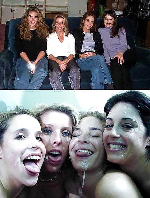 25P Before And After Cum . Teen - Milf - Mature 