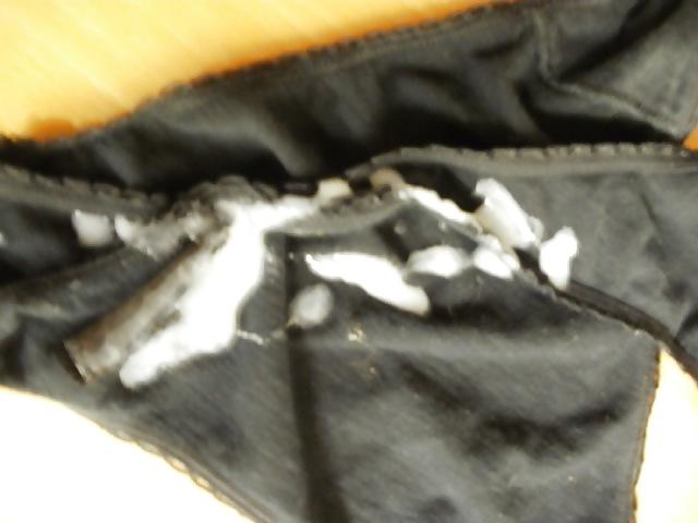 9P My wife's cum soaked panties