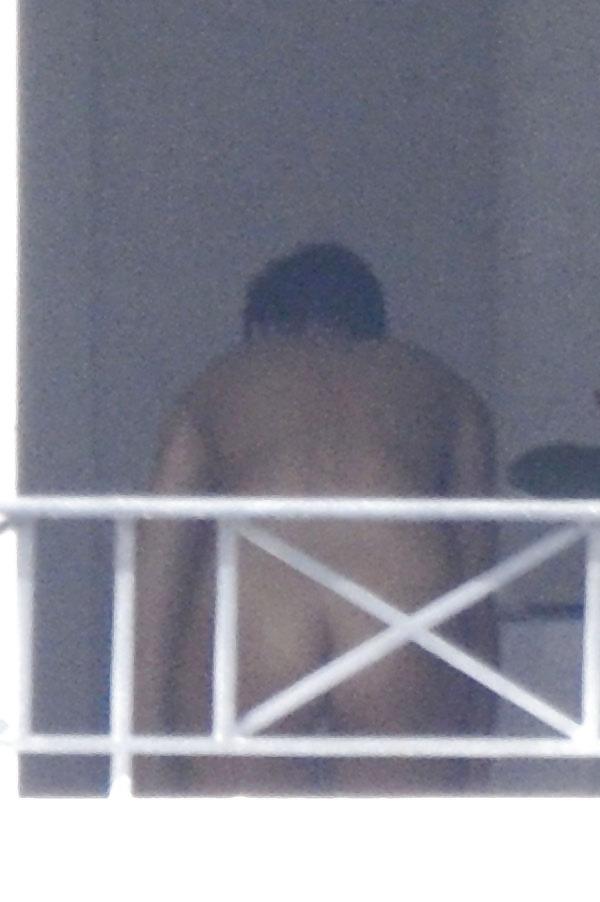12P Rihanna Caught Naked Outside Her Balcony In Barbados 