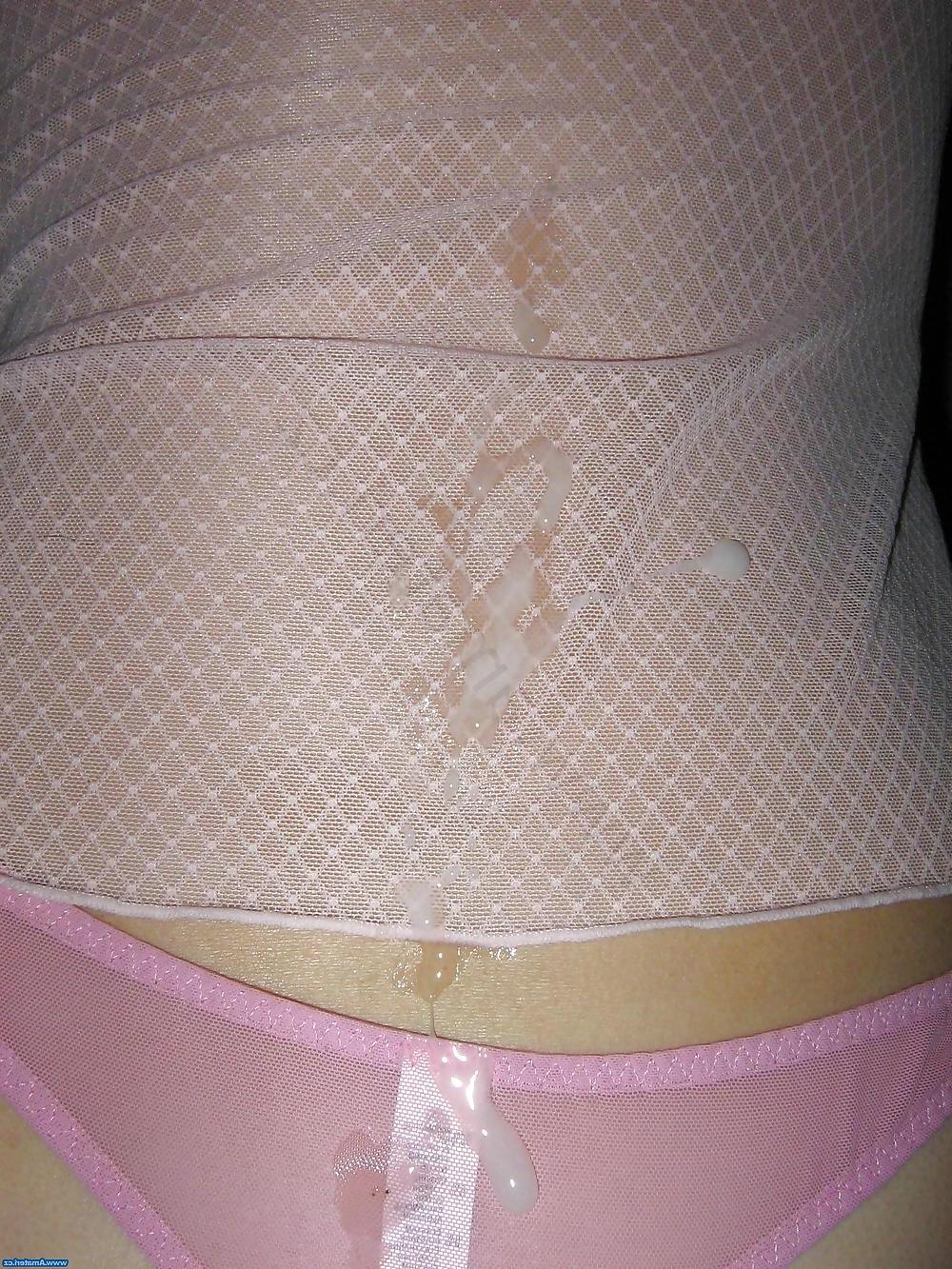 25P Cum on Clothes