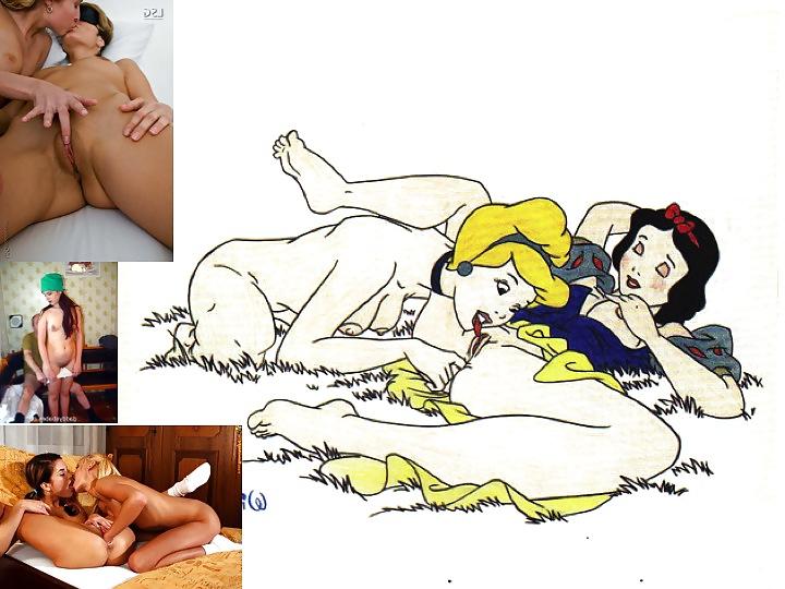 15P Blanche-neige and snow white