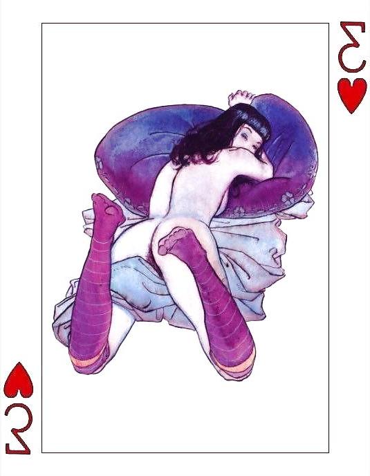 25P Erotic Playing Cards 6 - Betty Page for 